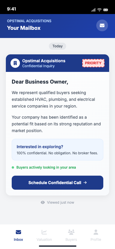 Personalized outreach postcard