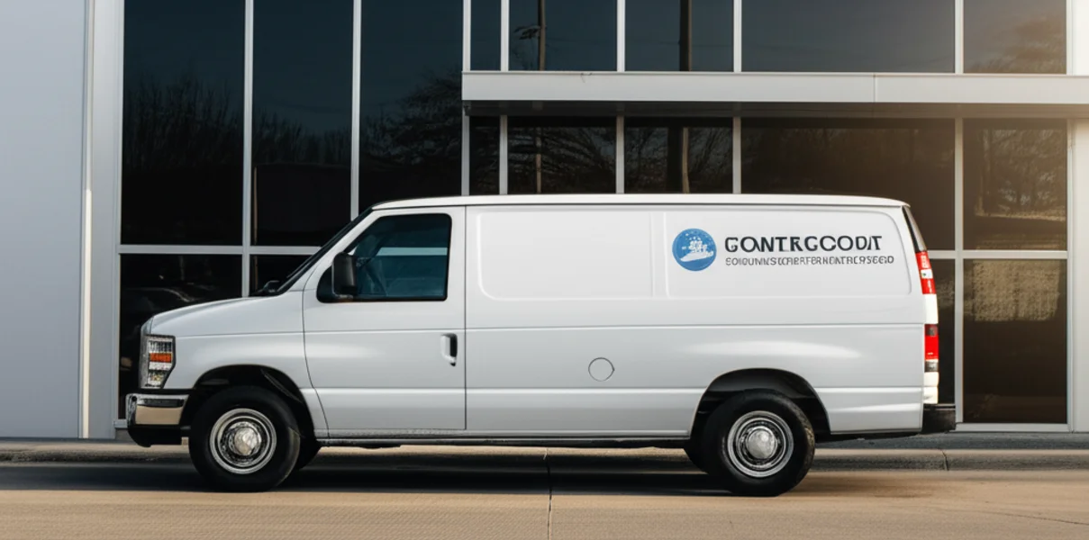 HVAC service van